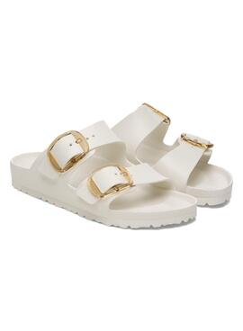 Sandalias Birkenstock Arizona Big Buckle blanco para mujer