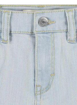 Shorts Levis Rainbow denim claro para niña