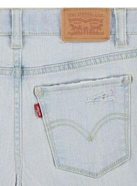 Shorts Levis Rainbow denim claro para niña