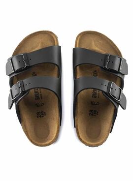 Sandalias Birkenstock Arizona negro niña y niño