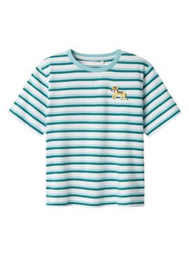 Camiseta Name It Jellan rayas tigre para niño