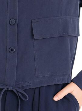 Camisa Naf Naf militar marino para mujer