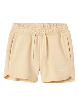 Shorts Name It Jugel amarillo para niña