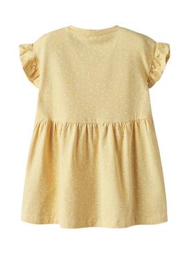 Vestido Name It Joane amarillo para niña