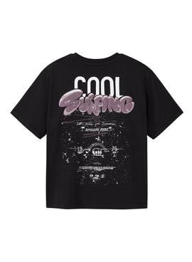 Camiseta Name It Jotim negro para niño