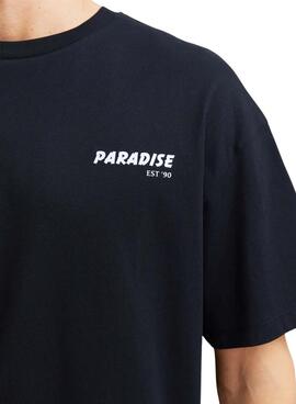 Camiseta Jack and Jones Charge negro para hombre