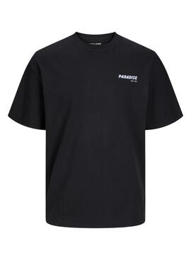 Camiseta Jack and Jones Charge negro para hombre