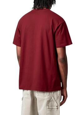 
Camiseta Carhartt Chase granate para hombre
