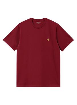 
Camiseta Carhartt Chase granate para hombre
