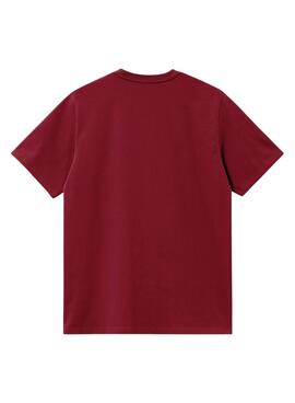 
Camiseta Carhartt Chase granate para hombre
