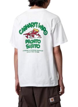 Camiseta Carhartt Pronto blanco para hombre