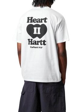 Camiseta Carhartt Heart blanco para hombre