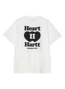 Camiseta Carhartt Heart blanco para hombre