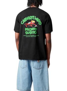 Camiseta Carhartt Pronto negro para hombre
