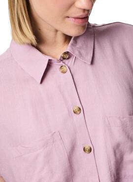 Camisa Pieces Pia rosa para mujer
