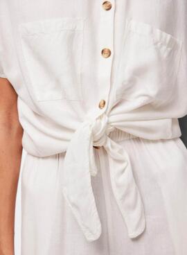 Camisa Pieces Pia blanco para mujer