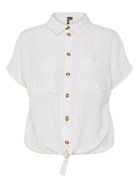 Camisa Pieces Pia blanco para mujer