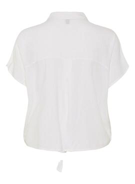 Camisa Pieces Pia blanco para mujer
