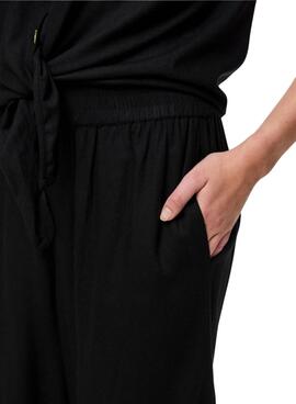 Pantalón Pieces Pia negro para mujer
