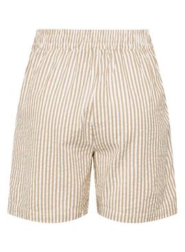 Bermudas Pieces Sally tostado para mujer