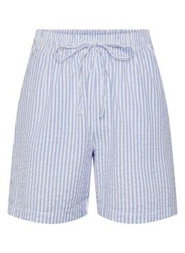 Bermudas Pieces Sally azul para mujer