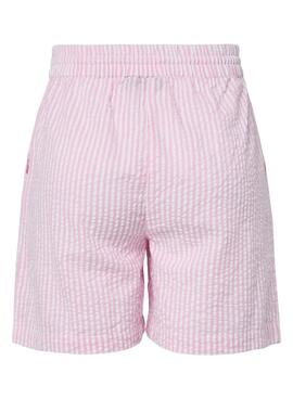 Bermudas Pieces Sally rosa para mujer