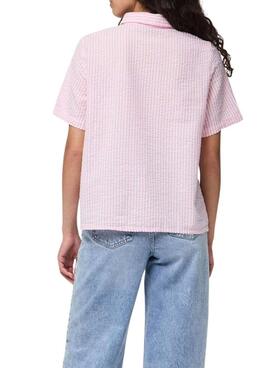 Camisa Pieces Sally rosa para mujer