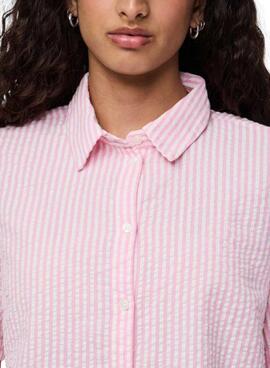 Camisa Pieces Sally rosa para mujer