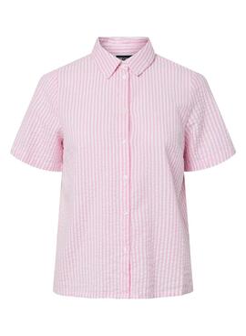 Camisa Pieces Sally rosa para mujer
