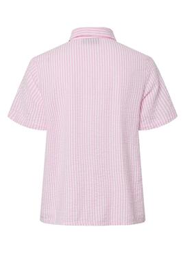 Camisa Pieces Sally rosa para mujer