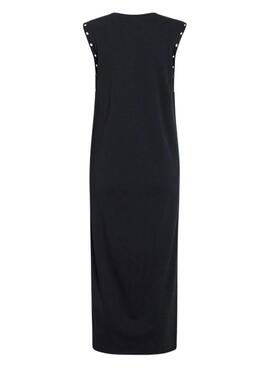Vestido Vila Vieyeletti negro para mujer