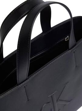 Bolso Calvin Klein Jeans Mini Tote negro para mujer