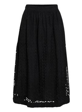Falda Vila Viakisa negro para mujer