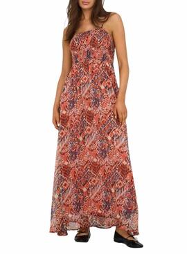 Vestido Only Elena coral para mujer