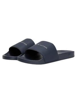 Chanclas Tommy Hilfiger NYC azul marino para hombre