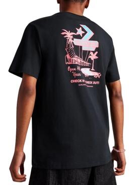 Camiseta Converse Motel negro para hombre
