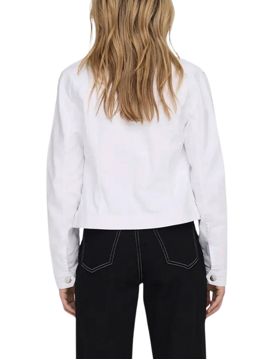 Cazadora vaquera Only Wonder blanco para mujer