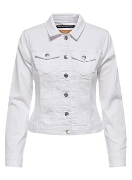 Cazadora vaquera Only Wonder blanco para mujer