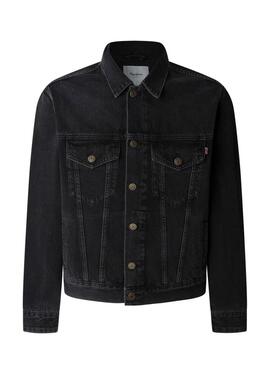 Cazadora vaquera Pepe Jeans regular negro para hombre