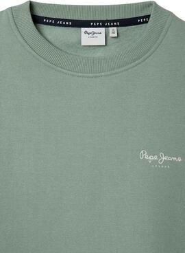 Sudadera Pepe Jeans Luke verde para niño