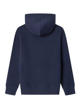 Sudadera Pepe Jeans Art Hoodie azul para niño