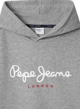 Sudadera Pepe Jeans Art Hoodie gris para niño