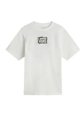 Camiseta Vans Off Grid blanco para niño