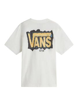 Camiseta Vans Off Grid blanco para niño