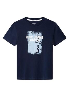Camiseta Pepe Jeans Alex azul marino para niño