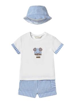 Conjunto Mayoral azul para bebé