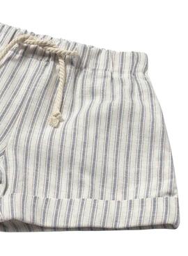 Conjunto Mayoral camisa y short rayas para bebé