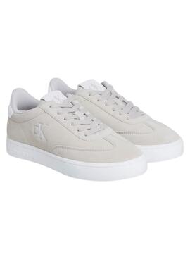 Zapatillas Calvin Klein Jeans Classic Cupsole beige para mujer
