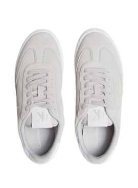 Zapatillas Calvin Klein Jeans Classic Cupsole beige para mujer
