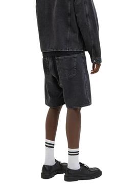 Bermudas Jack and Jones Tony denim negro para hombre